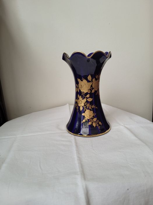 Wazon flakon kobalt WUNSIEDEL 20 cm