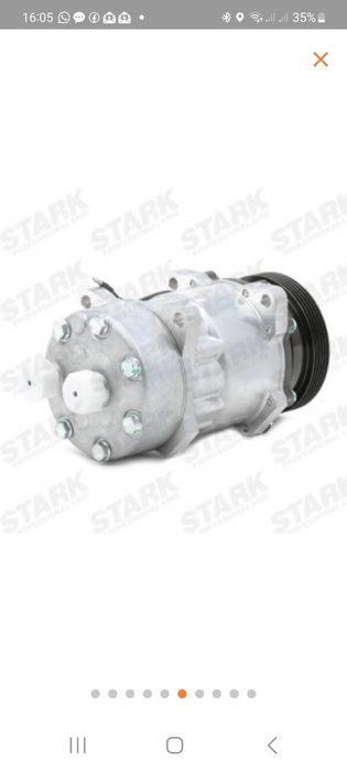 Compressor  ac novo fiat ducato camiao plataforma chassi 244 146 cv 2.8 jtd 2005