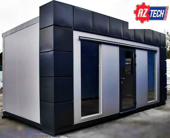 Kontener /  Stróżówka / Kontener socjalny 6,0 x 3,0 m z dostawą