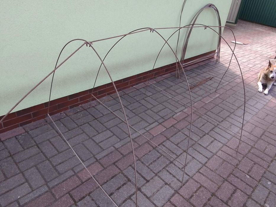 Арки для парника металеві 120х80, дуги для парника