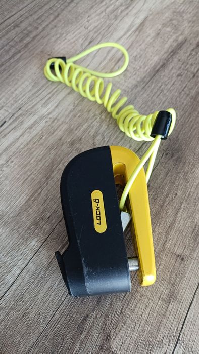 Cadeado de disco com alarme para moto