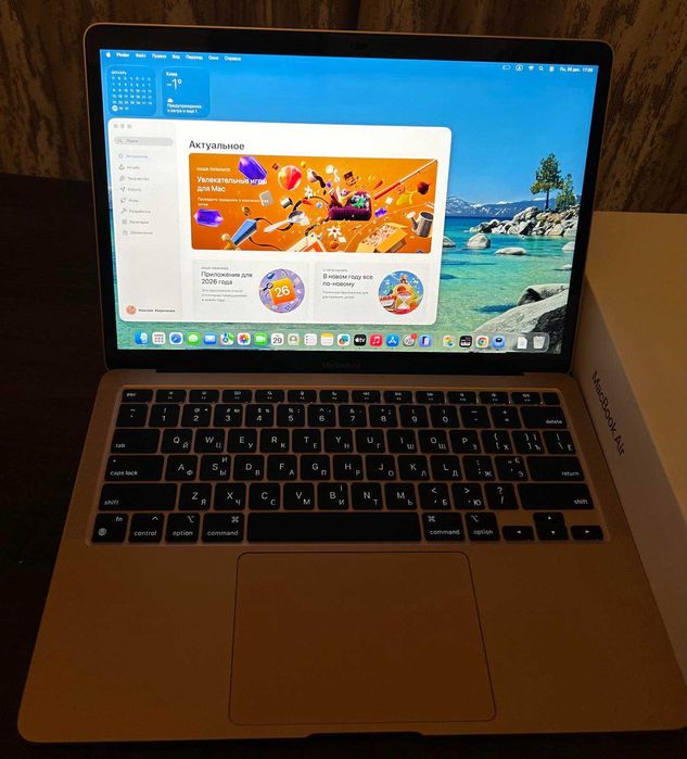 MacBook Air 13 Retina, Gold, 256GB with Apple M1/Аккумулятор 100%