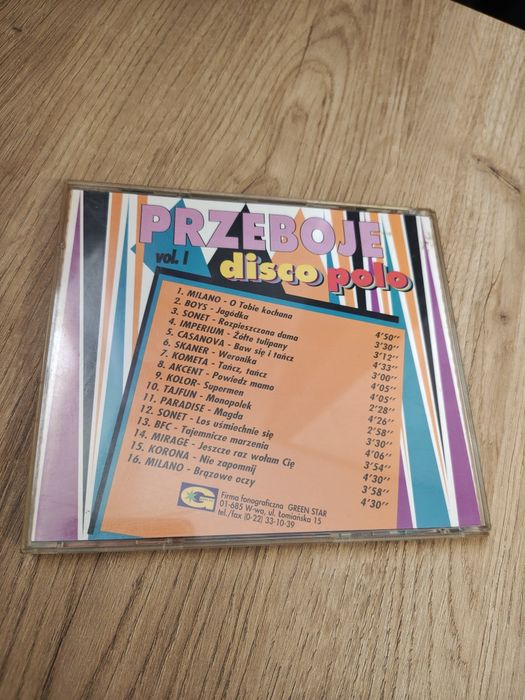 Cd Przeboje Disco Polo Vol. I 1995r