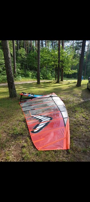 Żagiel Severne Reflex r8 + maszt windsurfing
