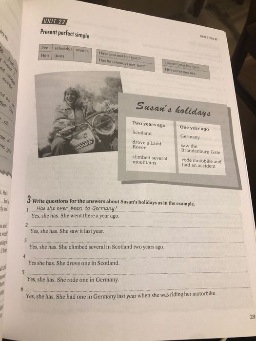 Blueprint intermediate Grammar Practice