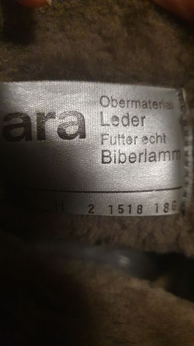 Botki damskie skórzane ARA rozm 39