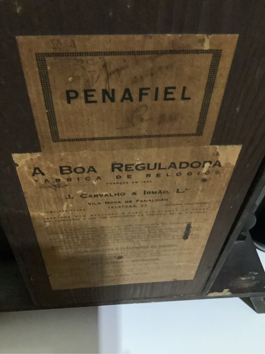 Relógio vitage da marca regulador a funcionar