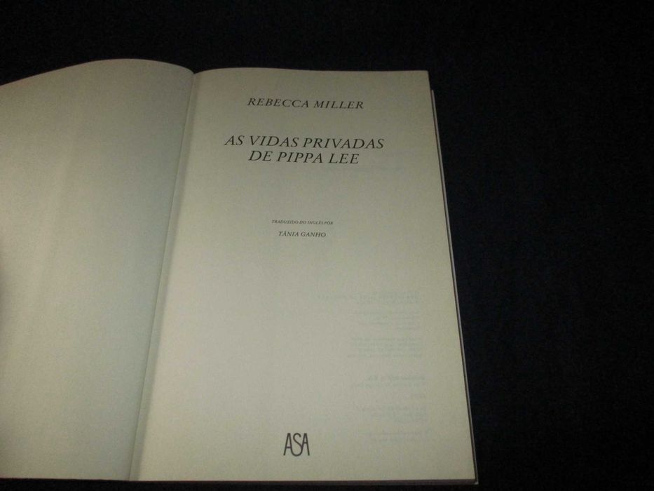 Livro As Vidas Privadas de Pippa Lee Rebecca Miller