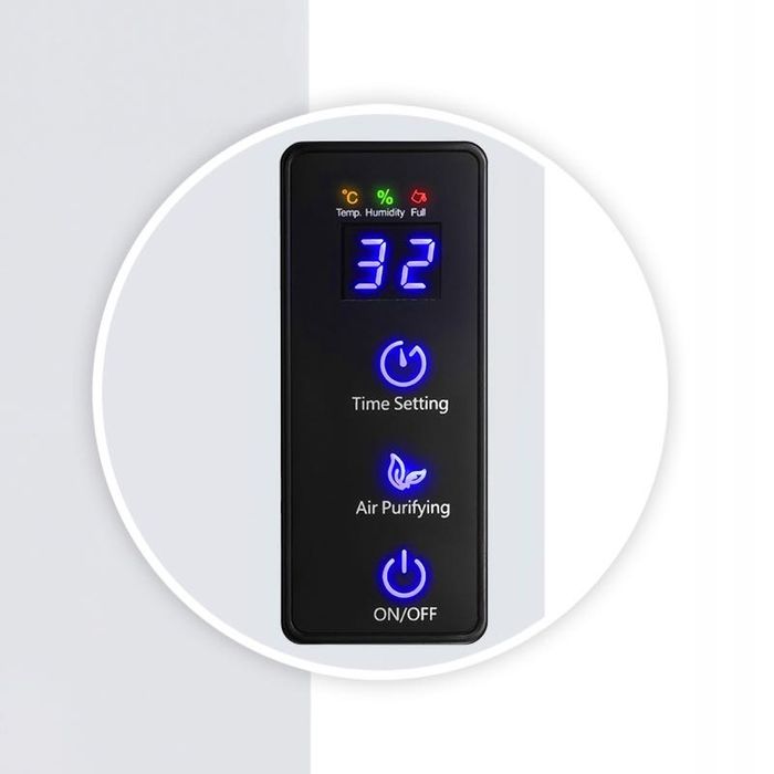 Duży Osuszacz Powietrza Pochłaniacz Wilgoci Oczyszczacz Uv 90w +pilot