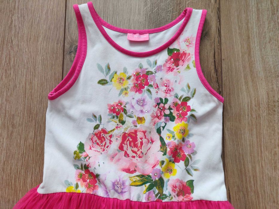 Летнее трикотажное платье LC Waikiki (Turkey) 8-9 лет. 128-134 см.