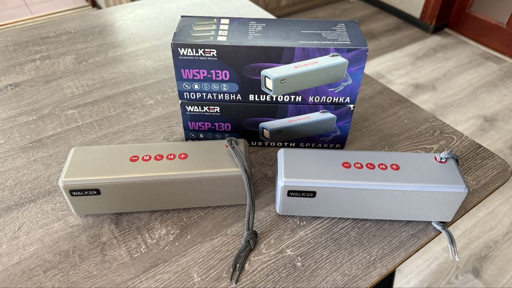 Портативна колонка WALKER WSP-130 black акустична система
