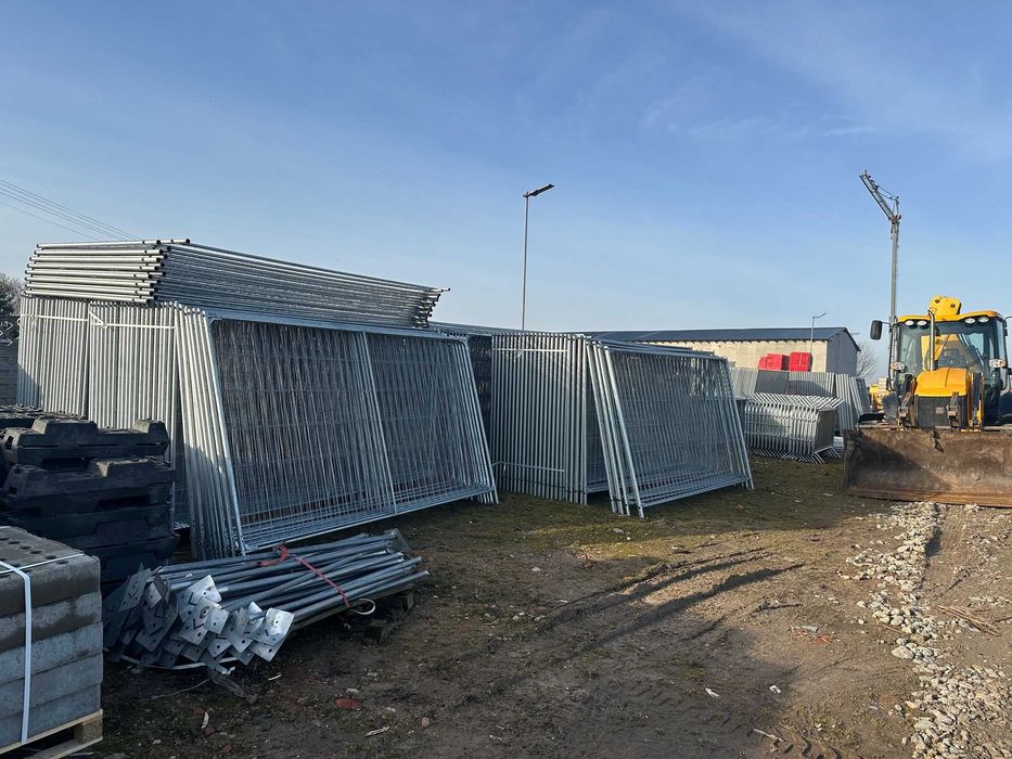 Zestaw ogrodzenia pełnego 29m płot panel nowy gruba blacha