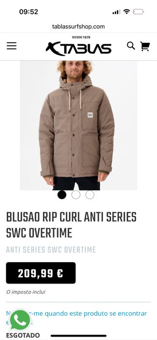 Casaco Rip Curl Novo