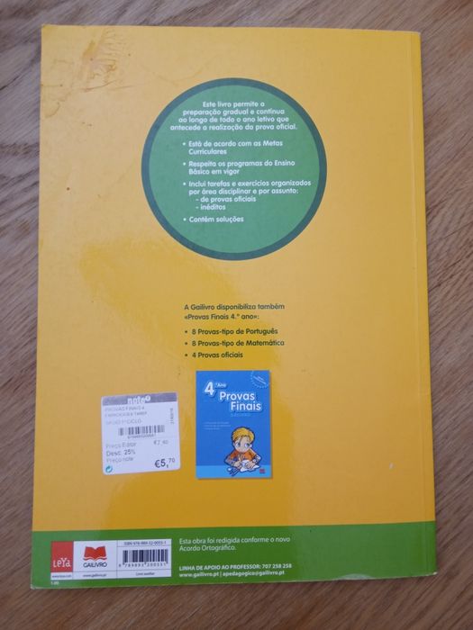 Livro 4 ano português e matemática