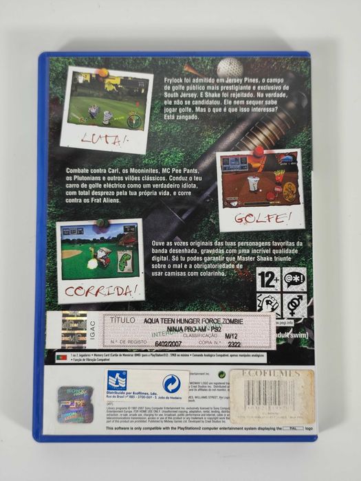 Aqua Teen Hunger Force - Zombie Ninja Pro-Am PS2 Playstation 2