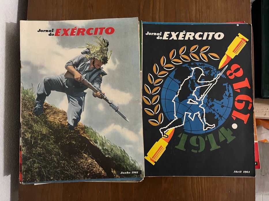 Jornal do Exército - 87 exemplares entre 1960 e 1968 (anos de 1960, 1961 e 1962 completos)