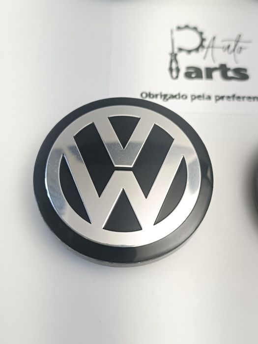 Conjunto 4 Centros de jante Volkswagen 50mm