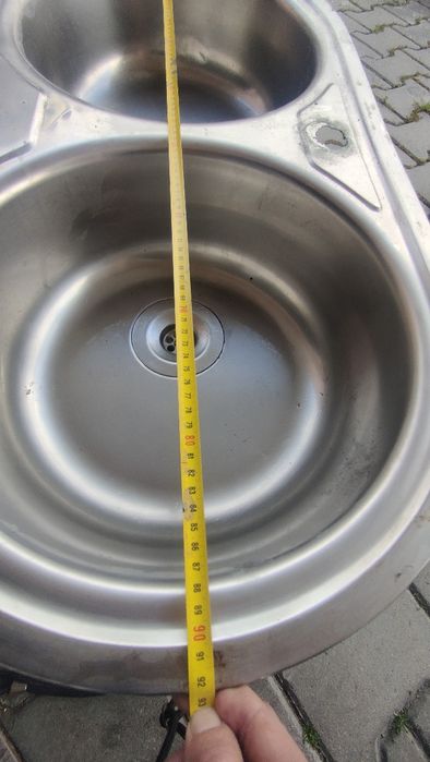 Lava loiça em inox.