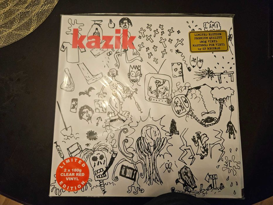 KAZIK KNŻ - Na Żywo Ale W Studio lp Winyl clear red winyl
