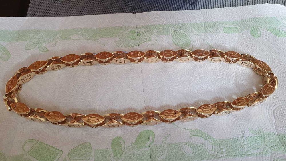 Nowy łańcuch męski Cartier 400 gram