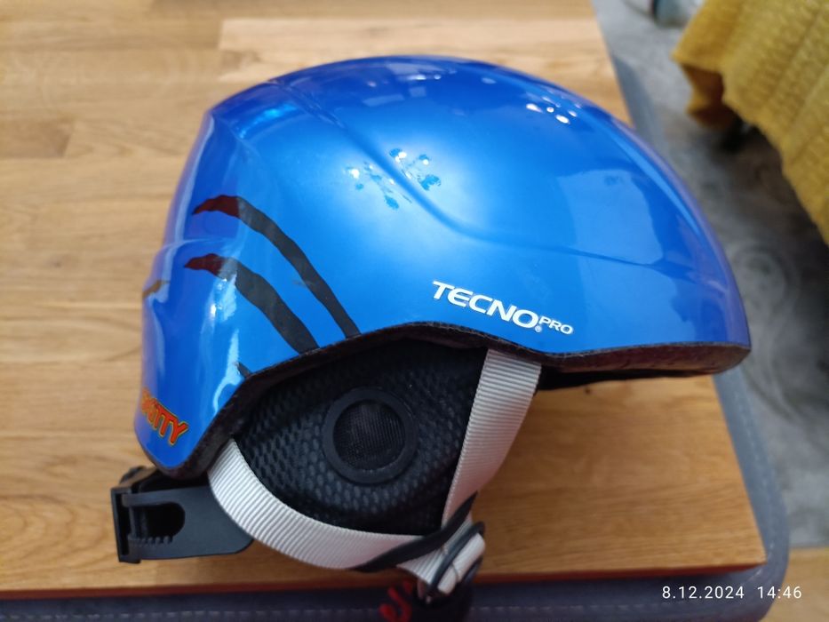 Kask narciarski dziecięcy Tecnopro niebieski 51-54 cm