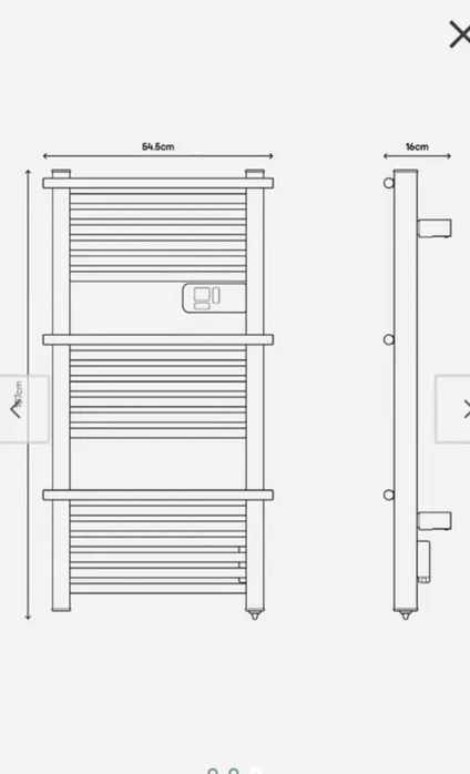 Grzejnik elektryczny drabinka 500 W