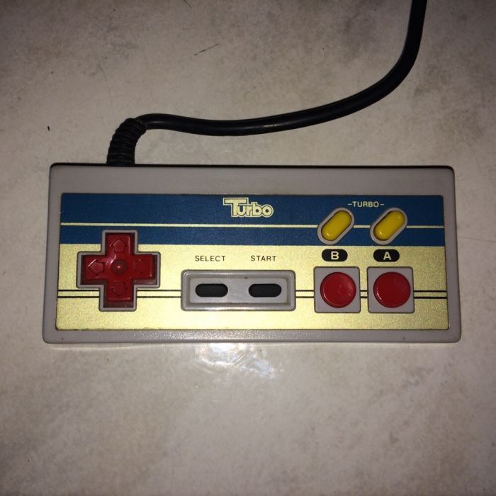 Comando consola antiga tipo nintendo nes