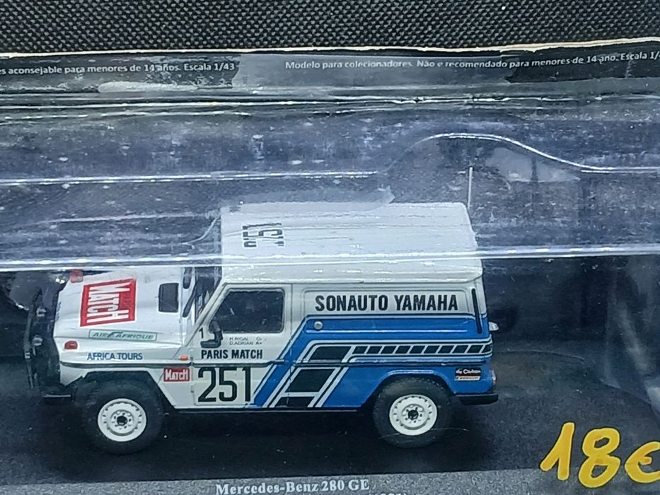 Miniaturas escala 1/43 Carrinhas de Assistência  de Ralies  8 modelos diferentes