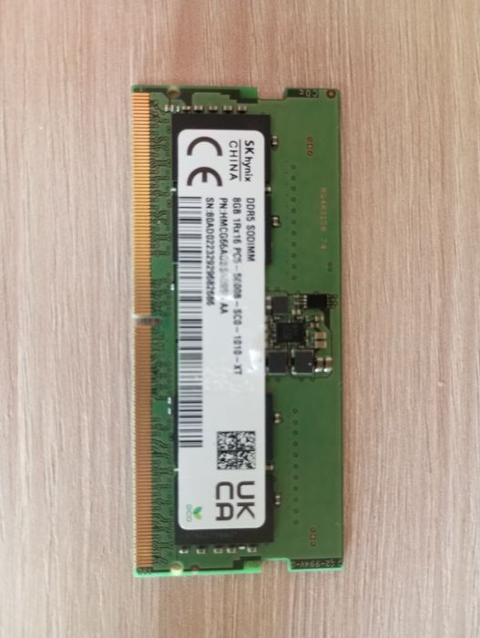 ноутбучная озу 8 гб ддр5 Hynix