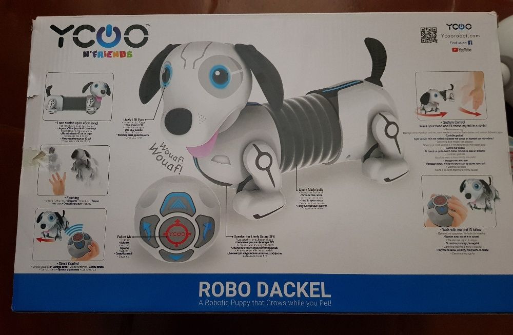 cão robo dackel novo