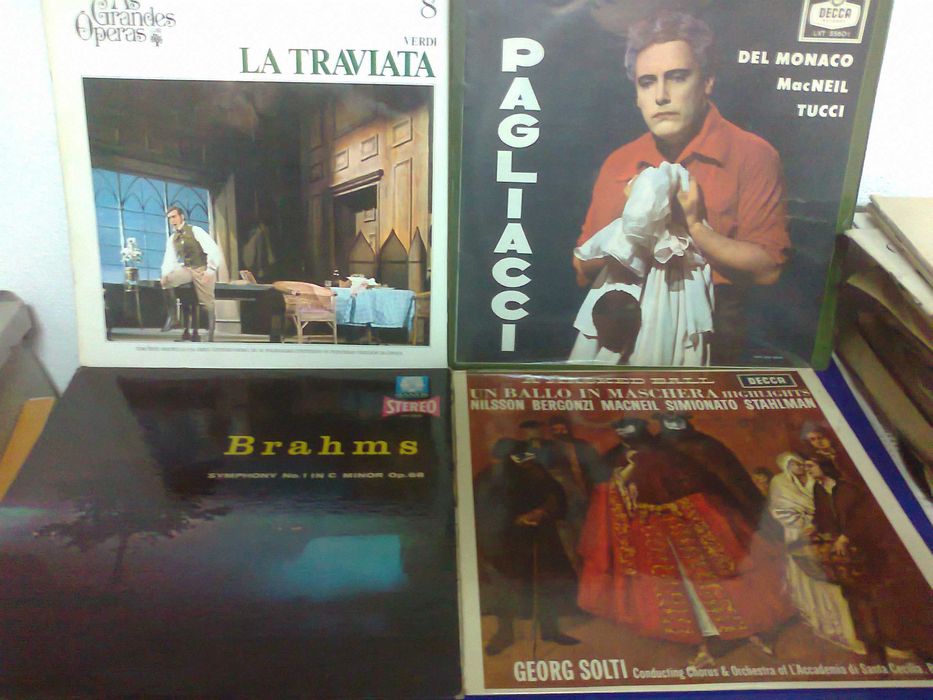 Discos de vinil antigos