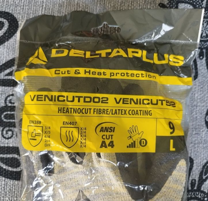 DELTA PLUS rękawice antyprzecięciowe VENICUT52 rozmiar 9/L