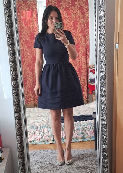 Granatowa elegancka sukienka  Minimum Scandinavian rozm.  M