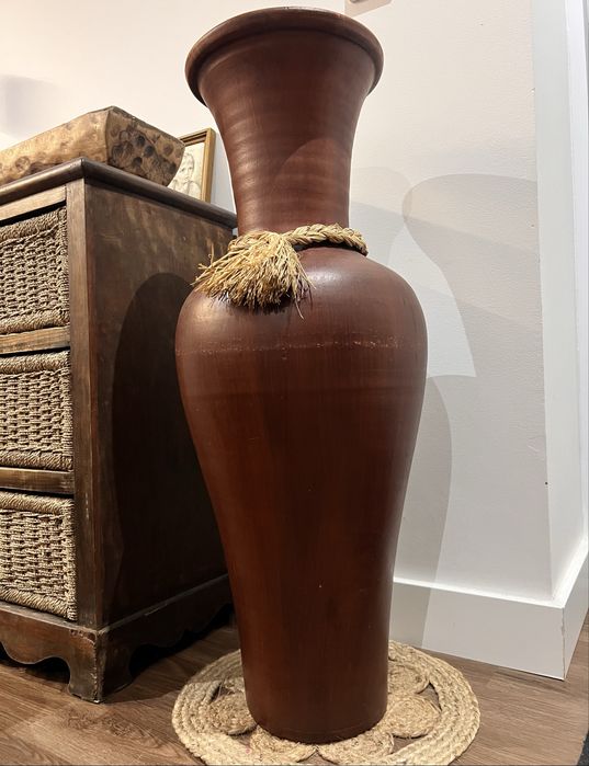 Vaso barro.Impecável.