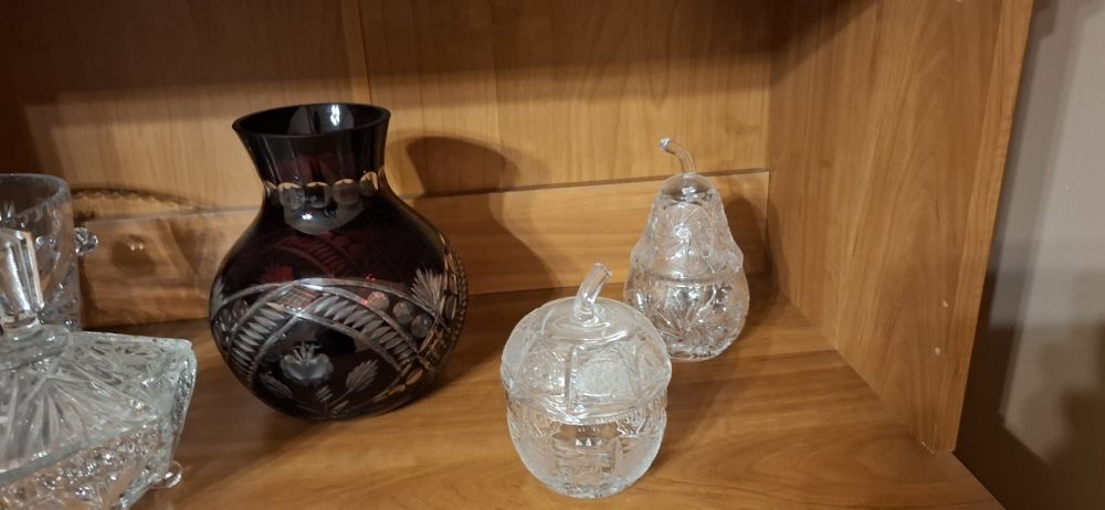 Zestaw  krysztalow prl