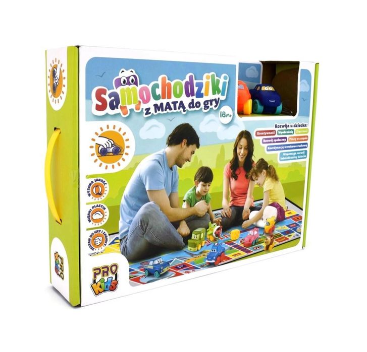 Mata tor wyścigowy + samochodzik pudełko,296x401 mm