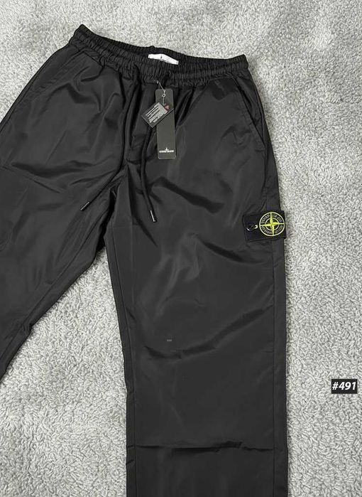 ВІДПРАВКА НАЛОЖКОЮ | Черные Штаны Stone Island GoreTex
