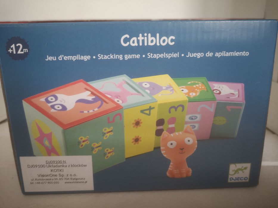 Układanka Z Klocków Kotki, Djeco