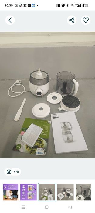 Philips SCF883/01 Blender Parowar do gotowania dla niemowląt