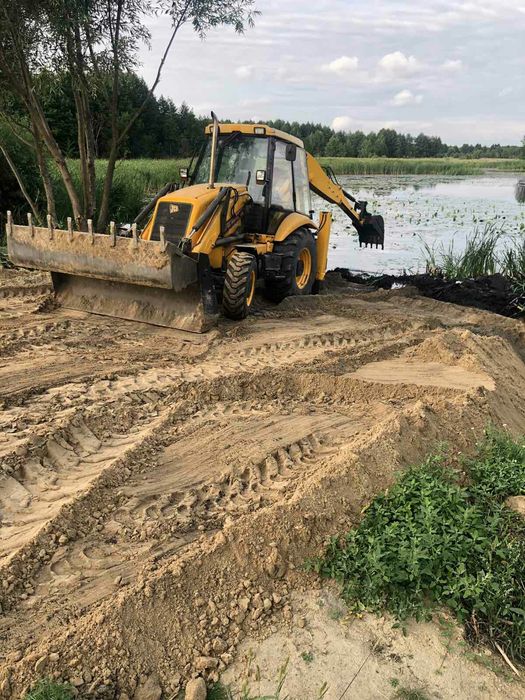 Услуги экскаватора - погрузчика JCB гидромолот уборка снега