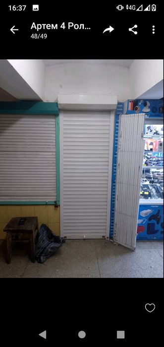 Толстые  защитные роллеты б/у .Рольставни б/у. Ролет б/в