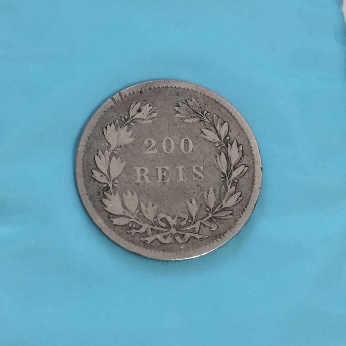 200 Réis 1862 D. Luís I - prata