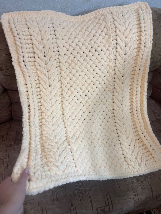 Дитячий пледик Hand Made, розміри 80*90 см