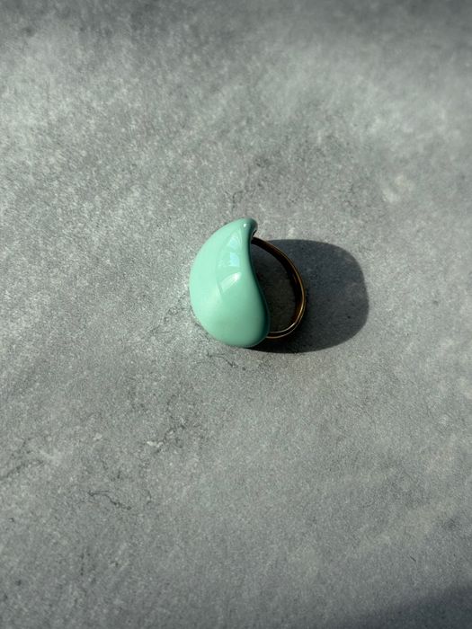 Kolorowy pierścionek emalia Zezu jewelry