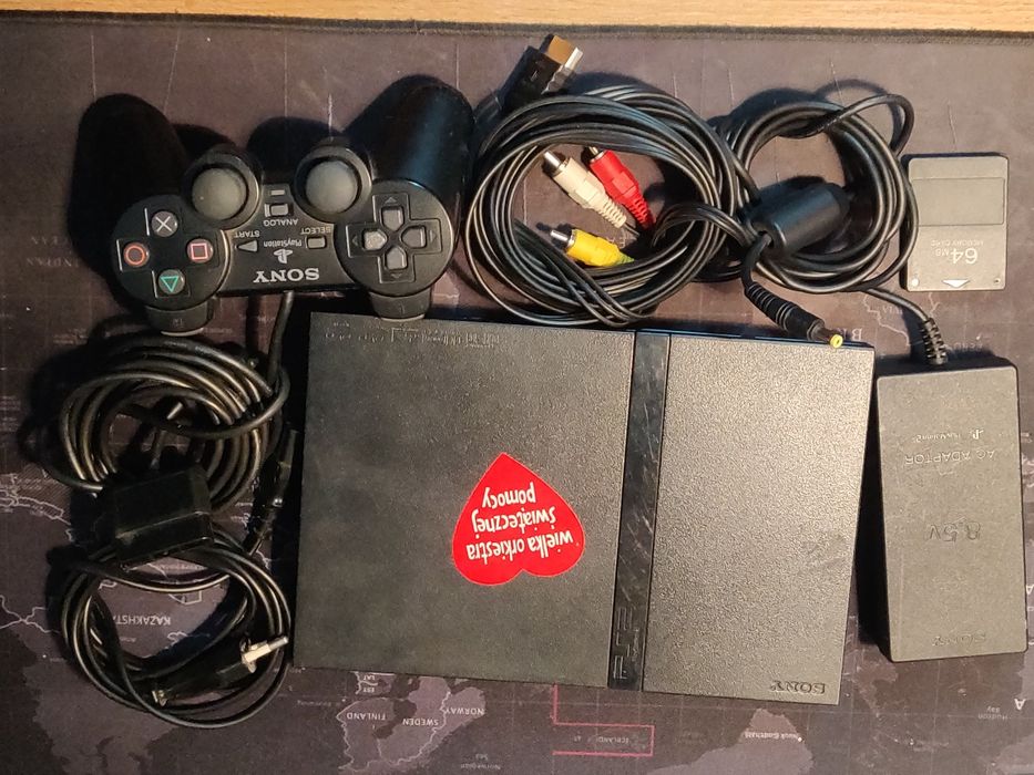 PlayStation 2 (SCPH 77004) PS2, 10 gier