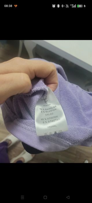 Liliowy dres Paparazzi Fashion