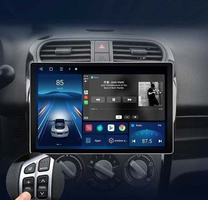 Suzuki Splash Ritz Opel Agila – Radio Android 15 10.33" CarPlay Android Auto GPS Nawigacja Stacja Multimedialna WiFi Bluetooth DSP PL 2GB/32GB