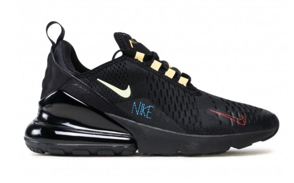 Buty NIKE Air Max 270 GS DN Black/Lime Ice/Bright Crimson rozm. 39