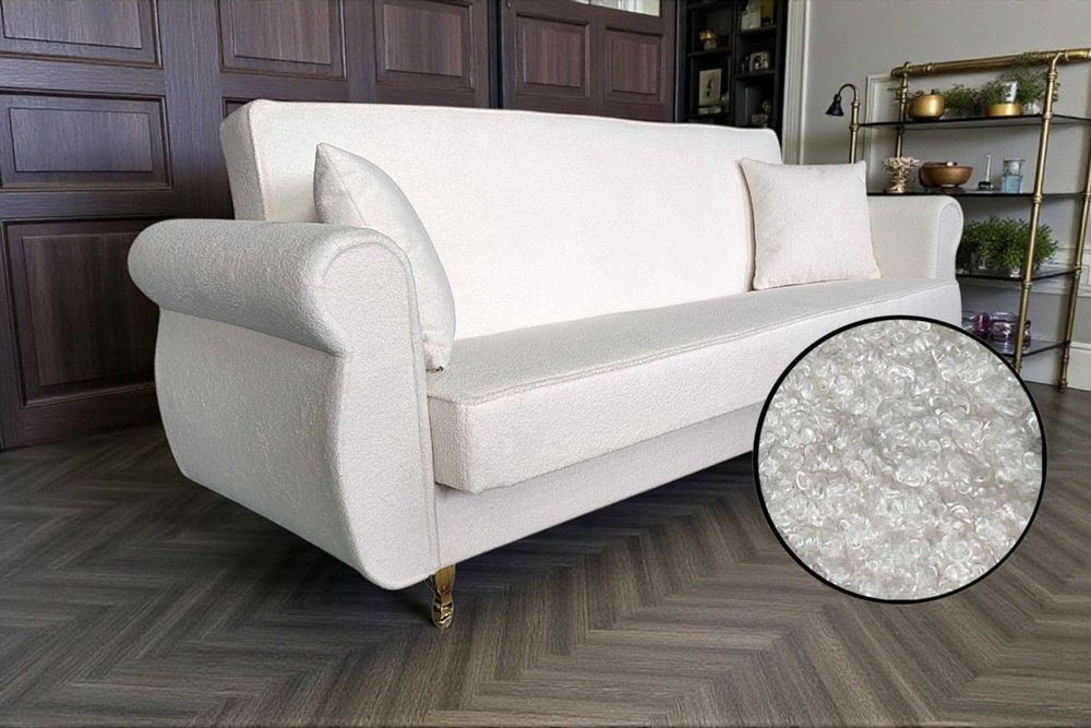 Wersalka do pokoju Rozkładana z funkcją spania sofa z pojemnikiem