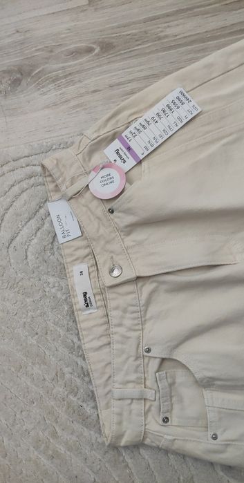 Sinsay Modne spodnie balloon fit 38